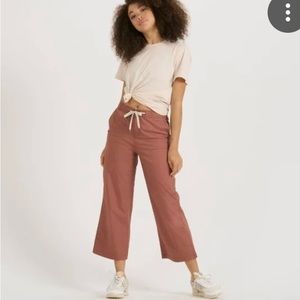 New Vuori Ripstop wide leg pant in pretty pinkish/copperish color